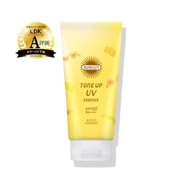 Kem chống nắng tôn da SUNCUT Tone Up UV Essence Lemon Yellow